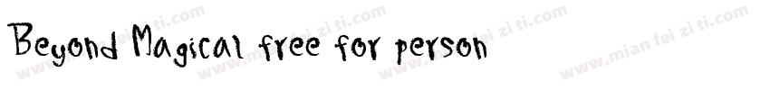 Beyond Magical free for personal us字体转换